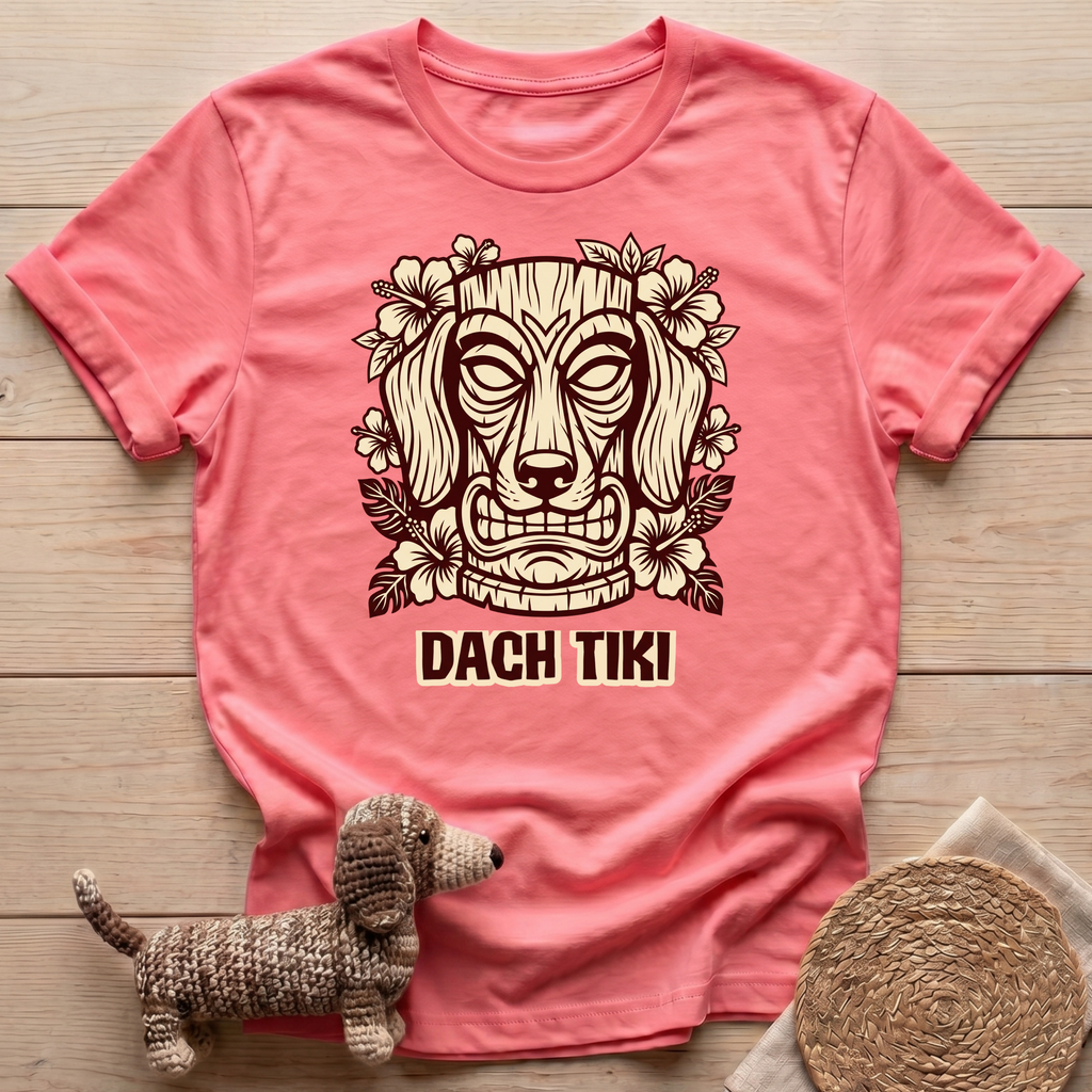 Dach Tiki Totem Mask T-Shirt