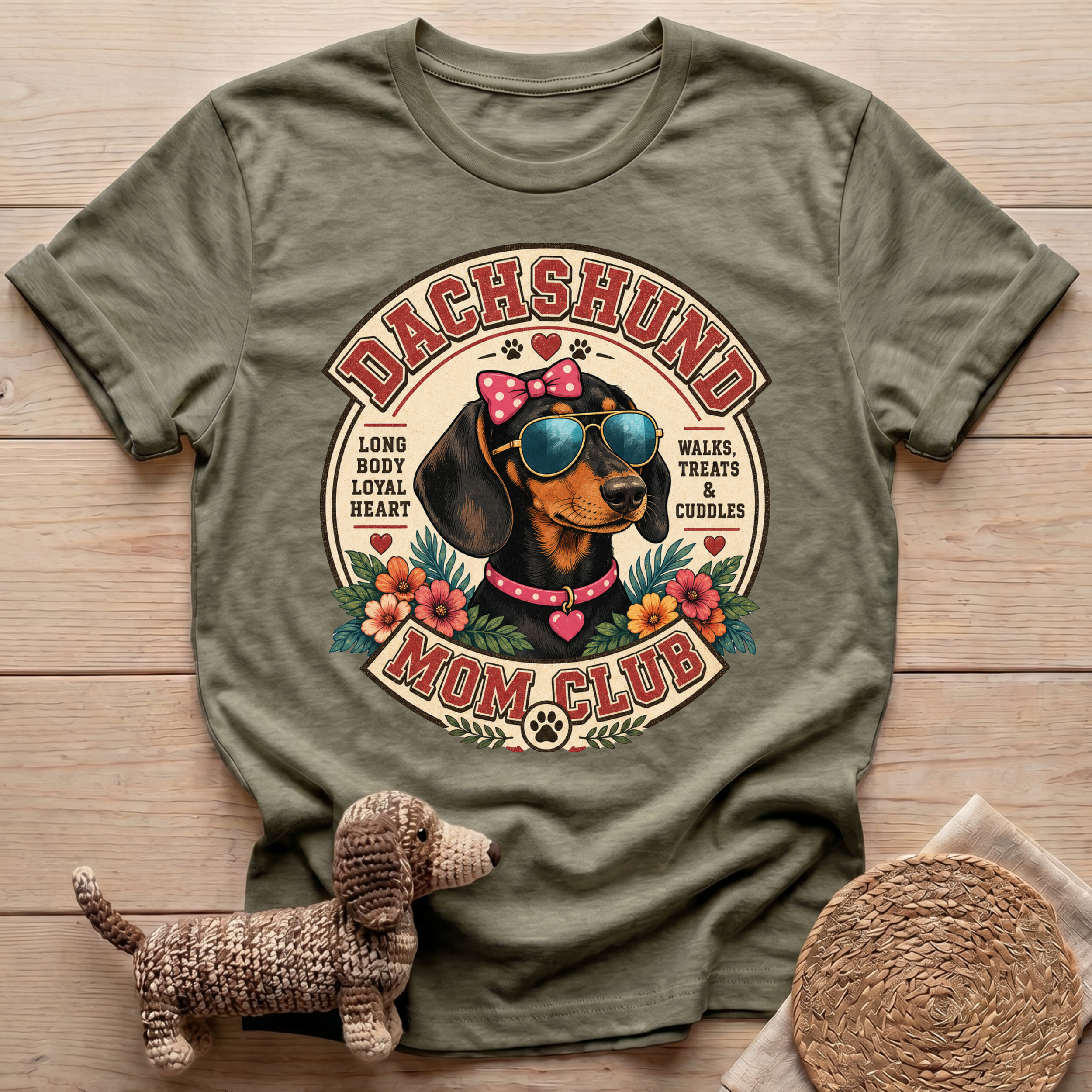 Dachshund Mom Club T-Shirt