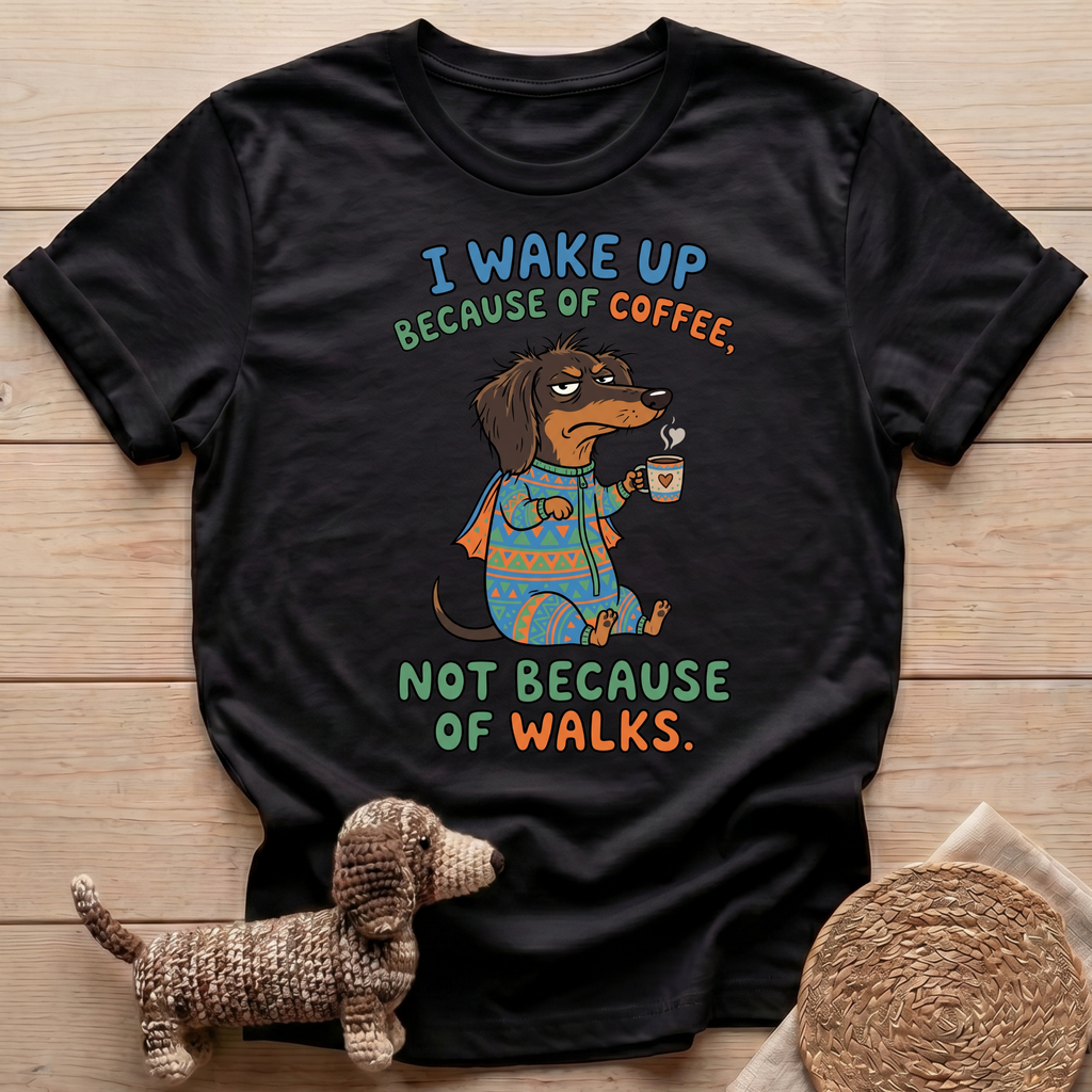 Coffee Dachshund T-Shirt