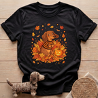 Dachshund Fall Pumpkin T-Shirt