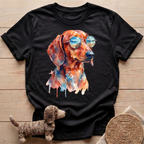 Watercolor Cool Dachshund T-Shirt