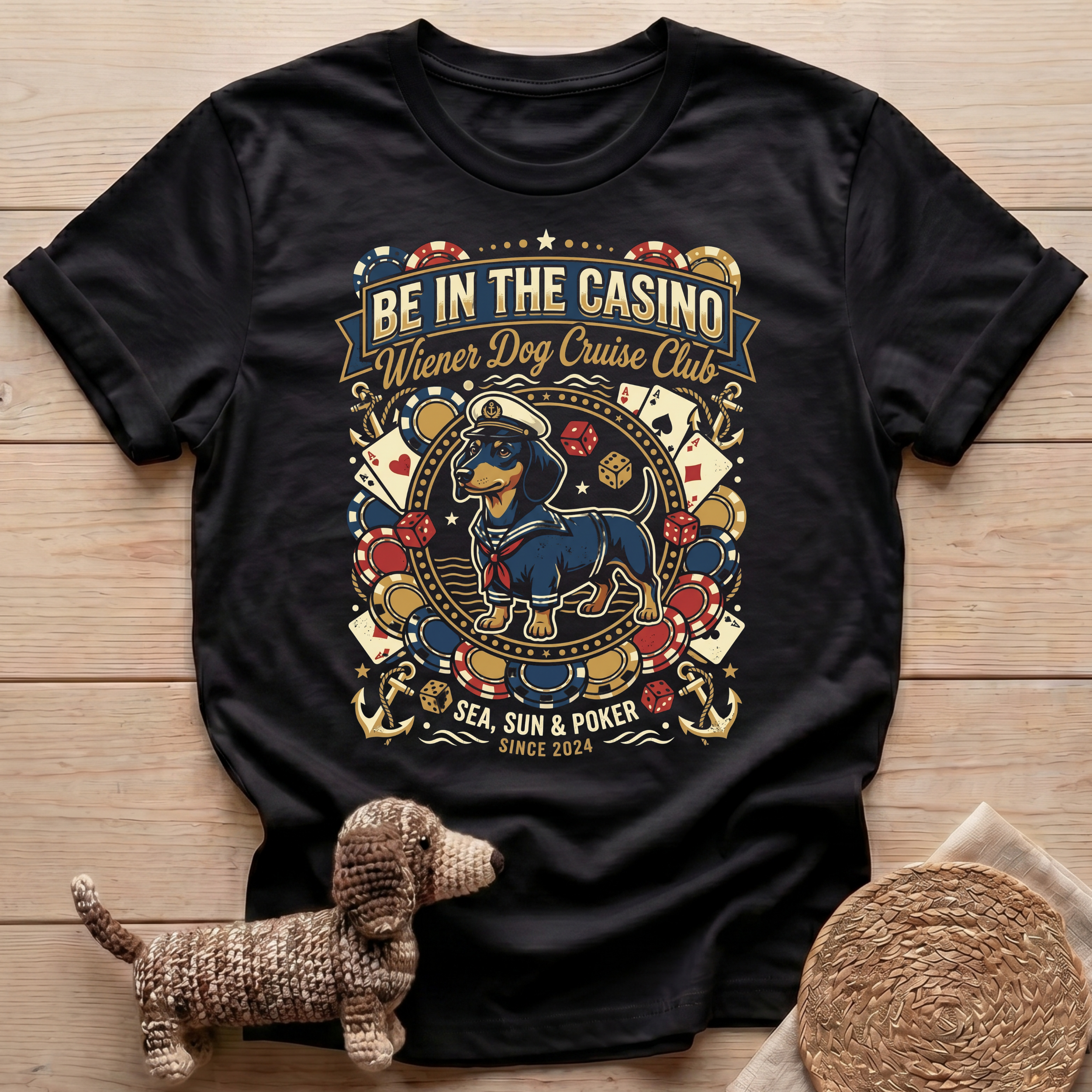 Wiener Dog Cruise Club T-Shirt