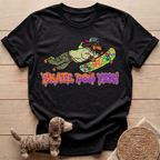 Skater Dachshund Y2K T-Shirt