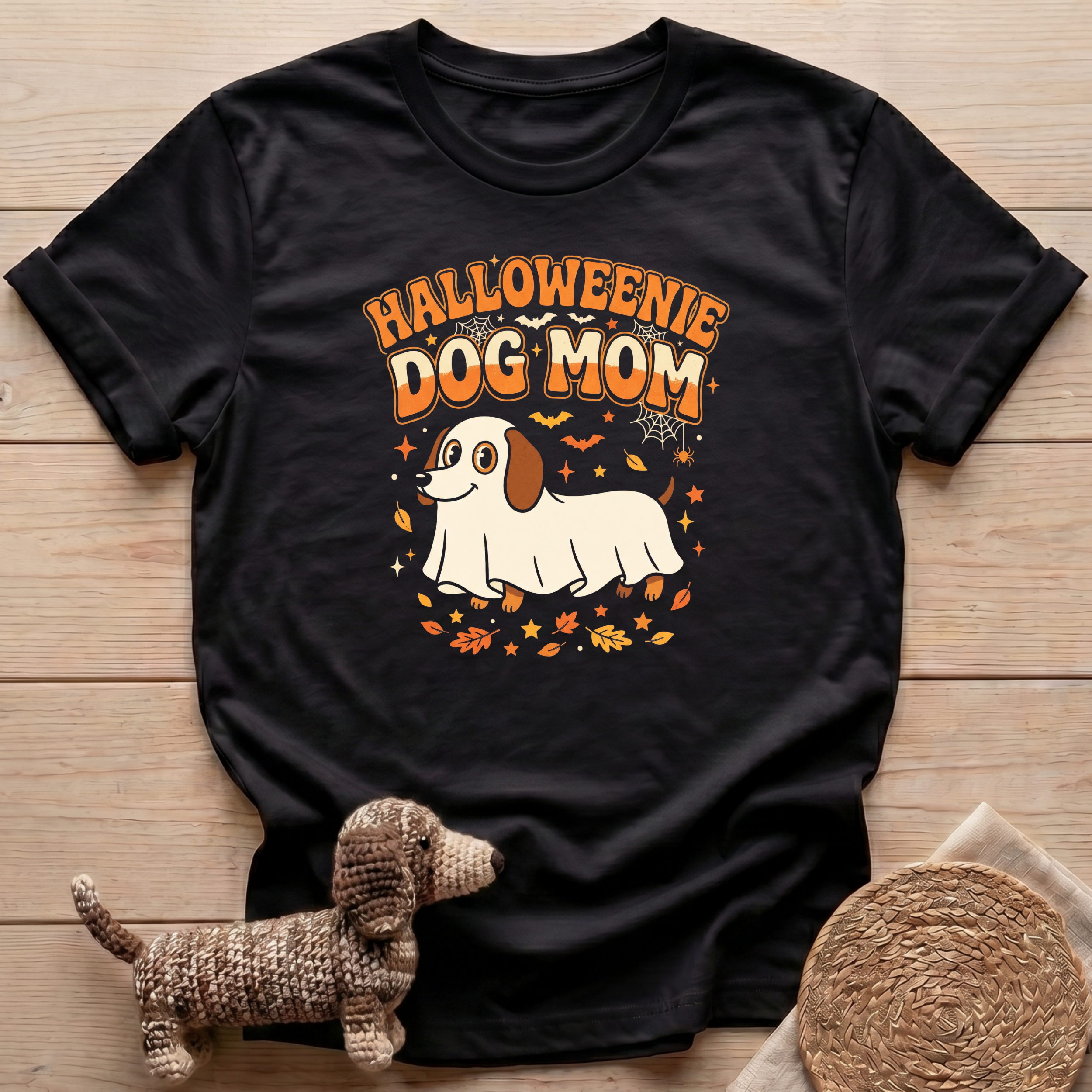 Halloweenie Dog Mom T-Shirt
