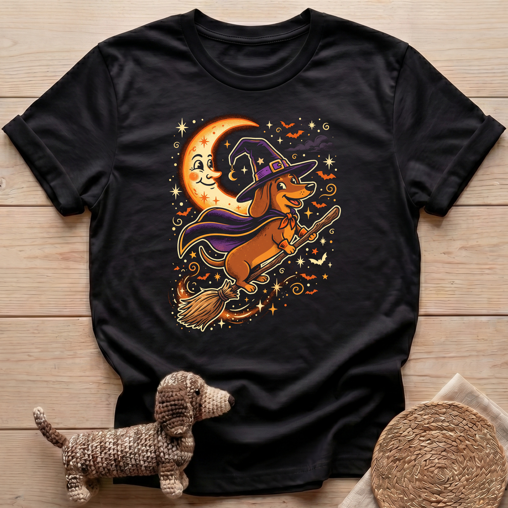 Dachshund Witch T-Shirt