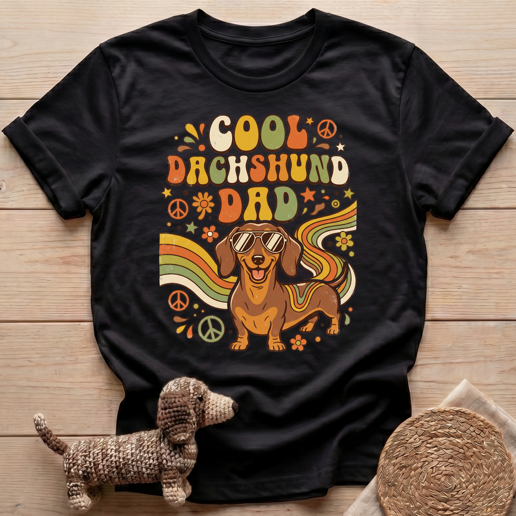Cool Dachshund Dad T-Shirt