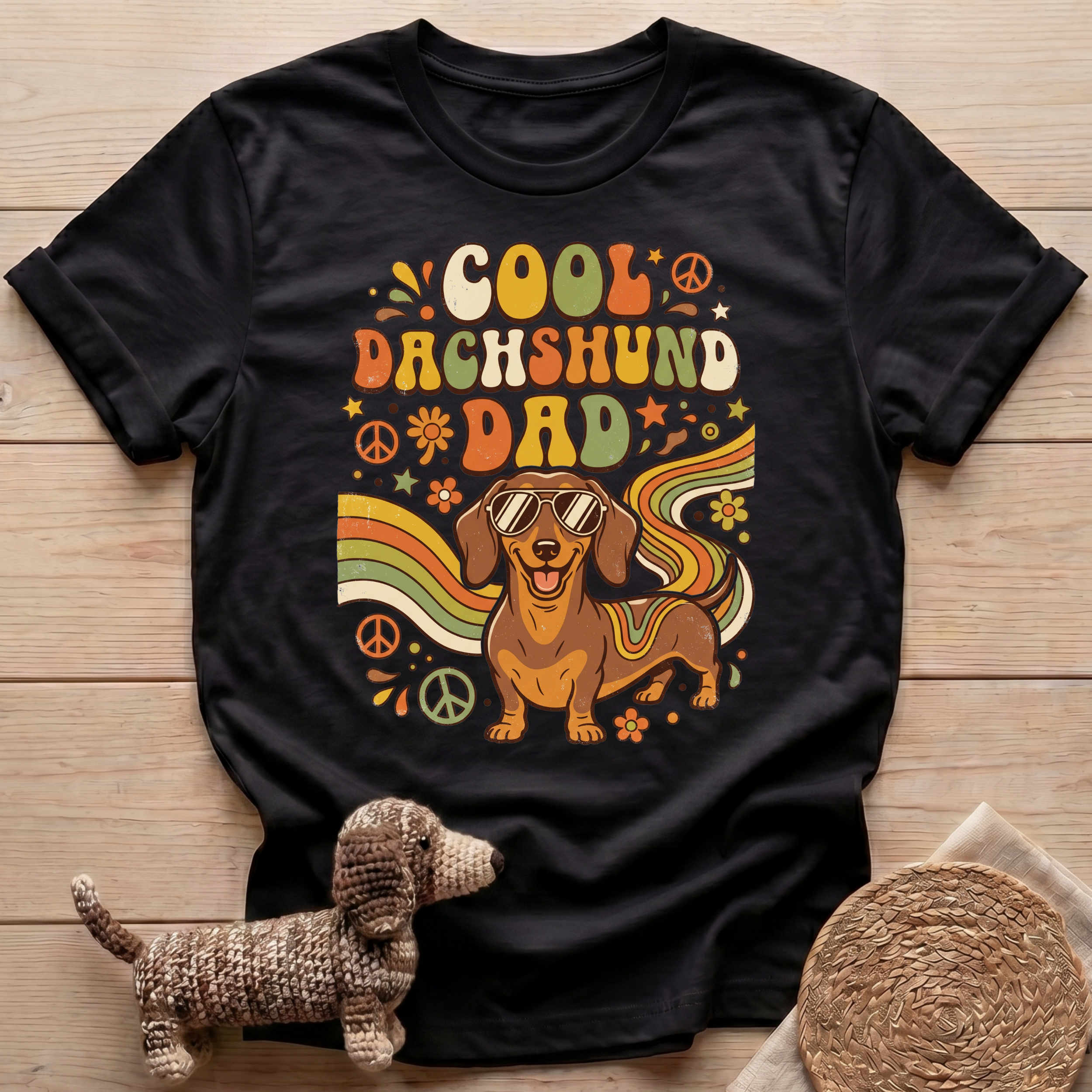 Cool Dachshund Dad T-Shirt