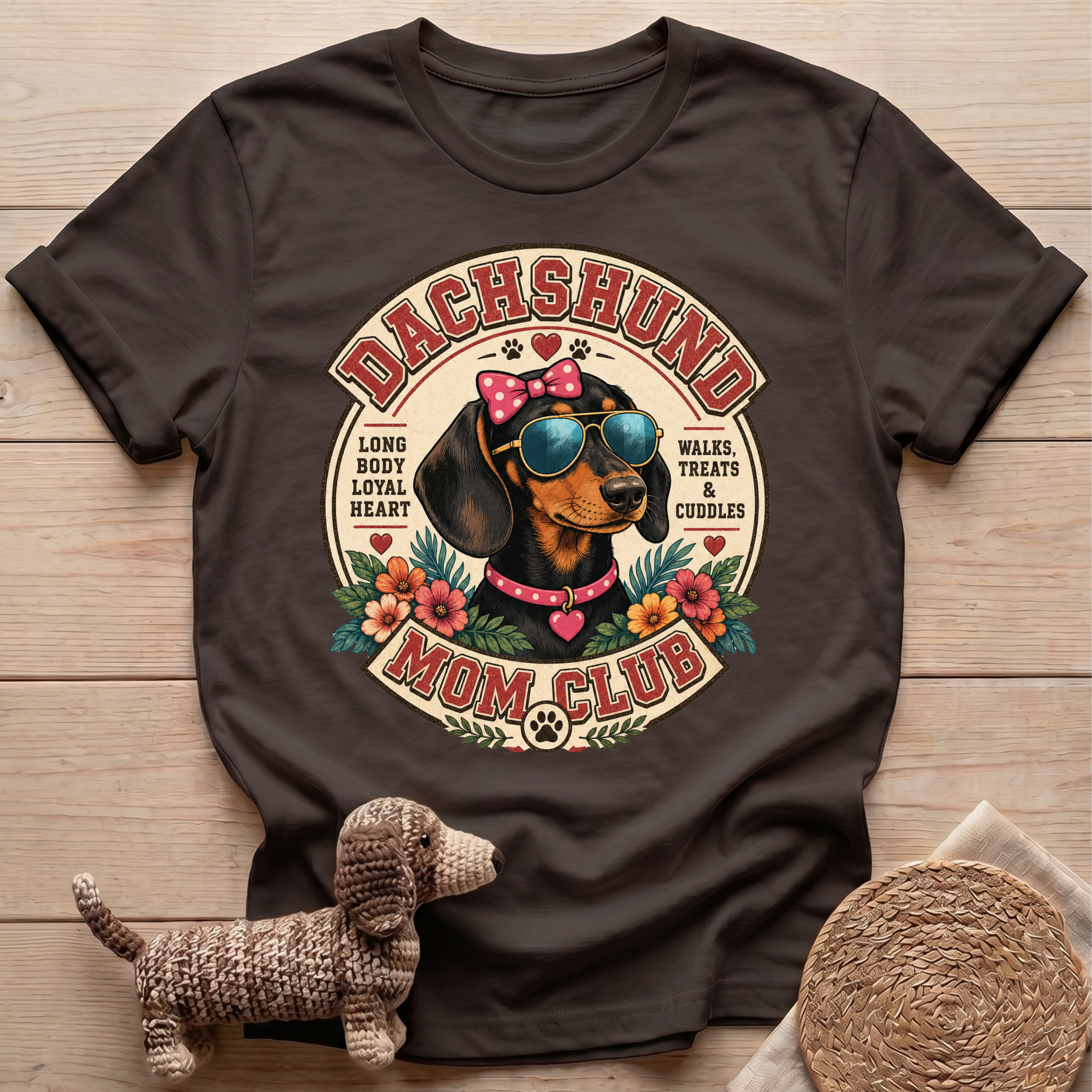 Dachshund Mom Club T-Shirt