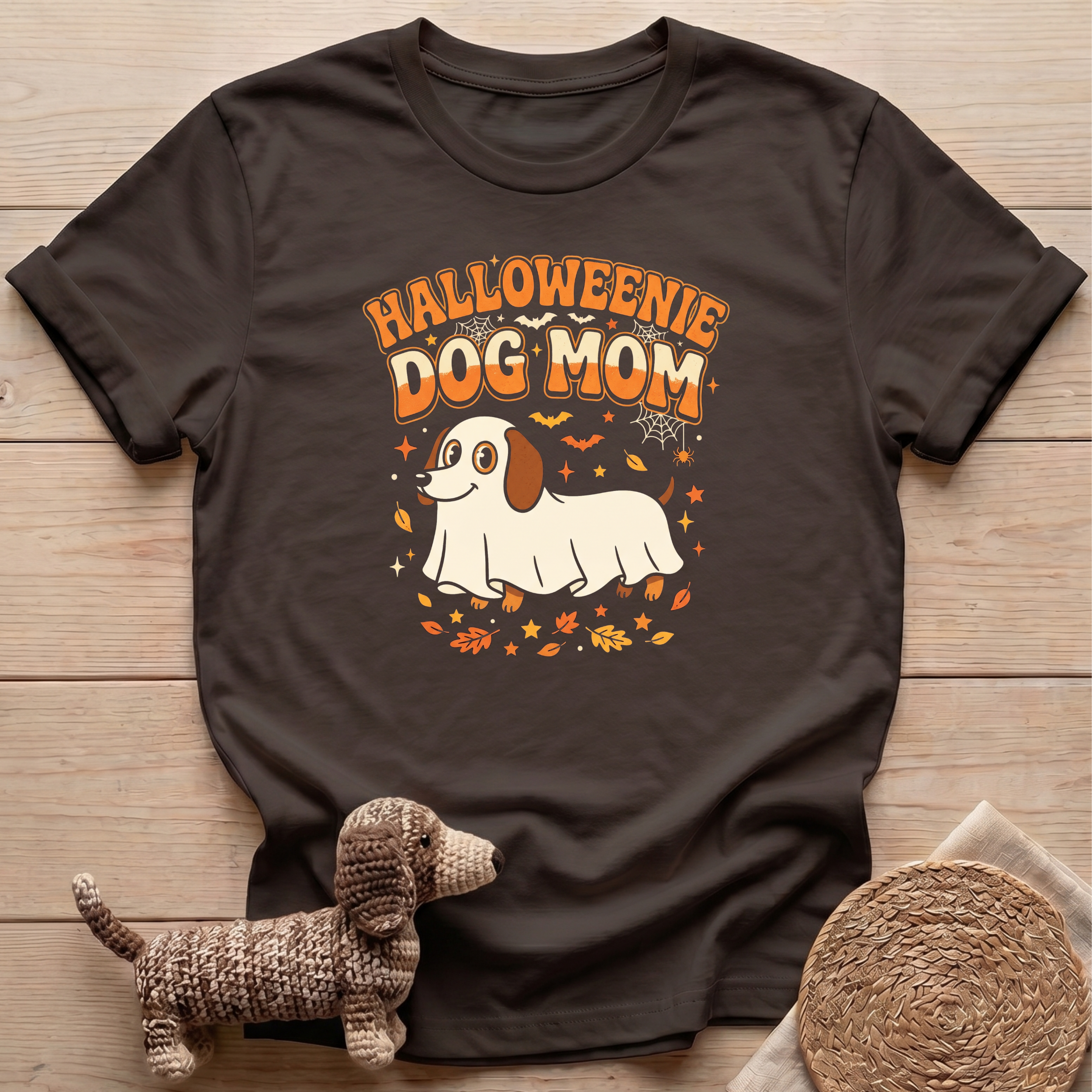 Halloweenie Dog Mom T-Shirt