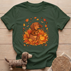 Dachshund Fall Pumpkin T-Shirt