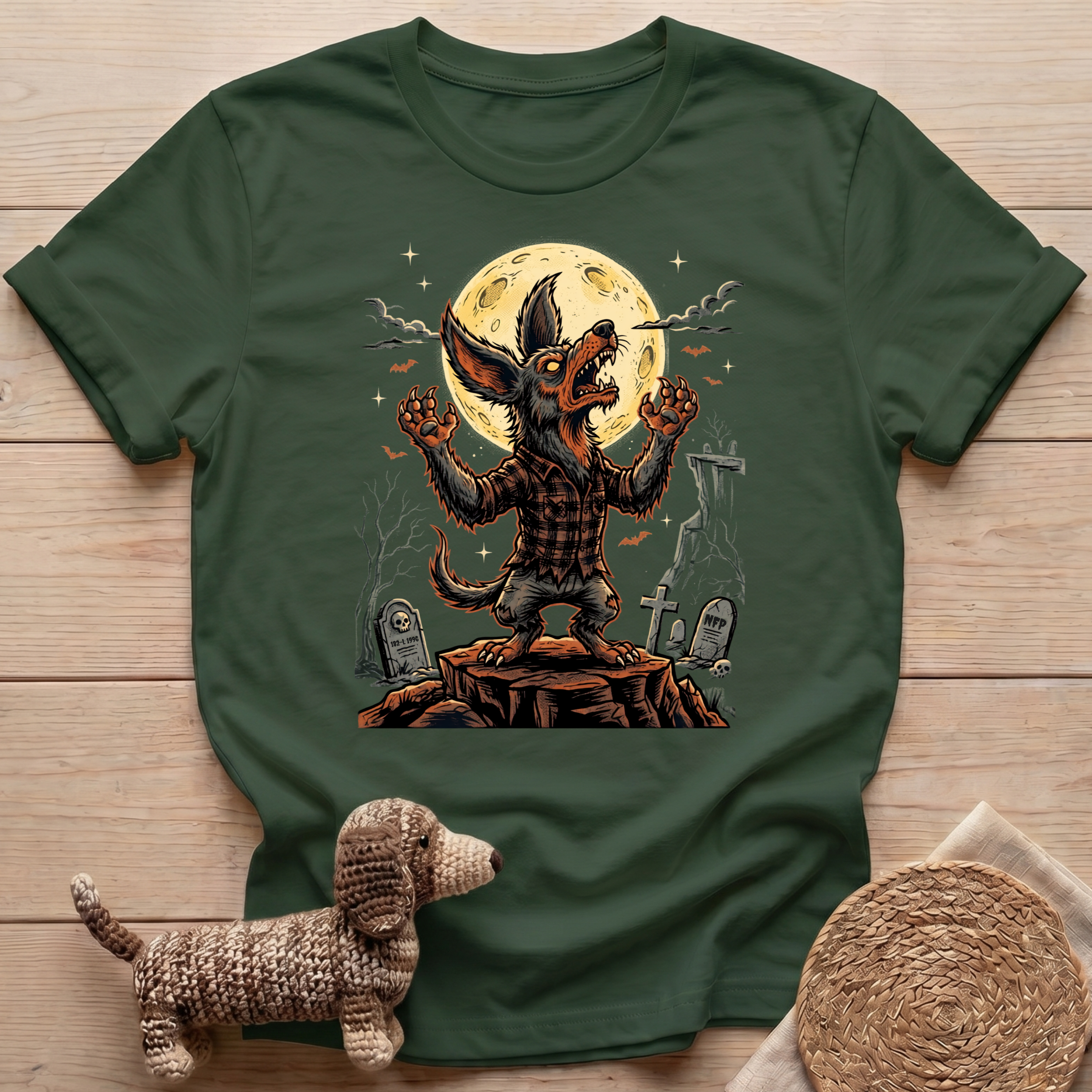 Graveyard Full Moon T-Shirt