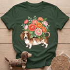 Flower Dachshund T-Shirt