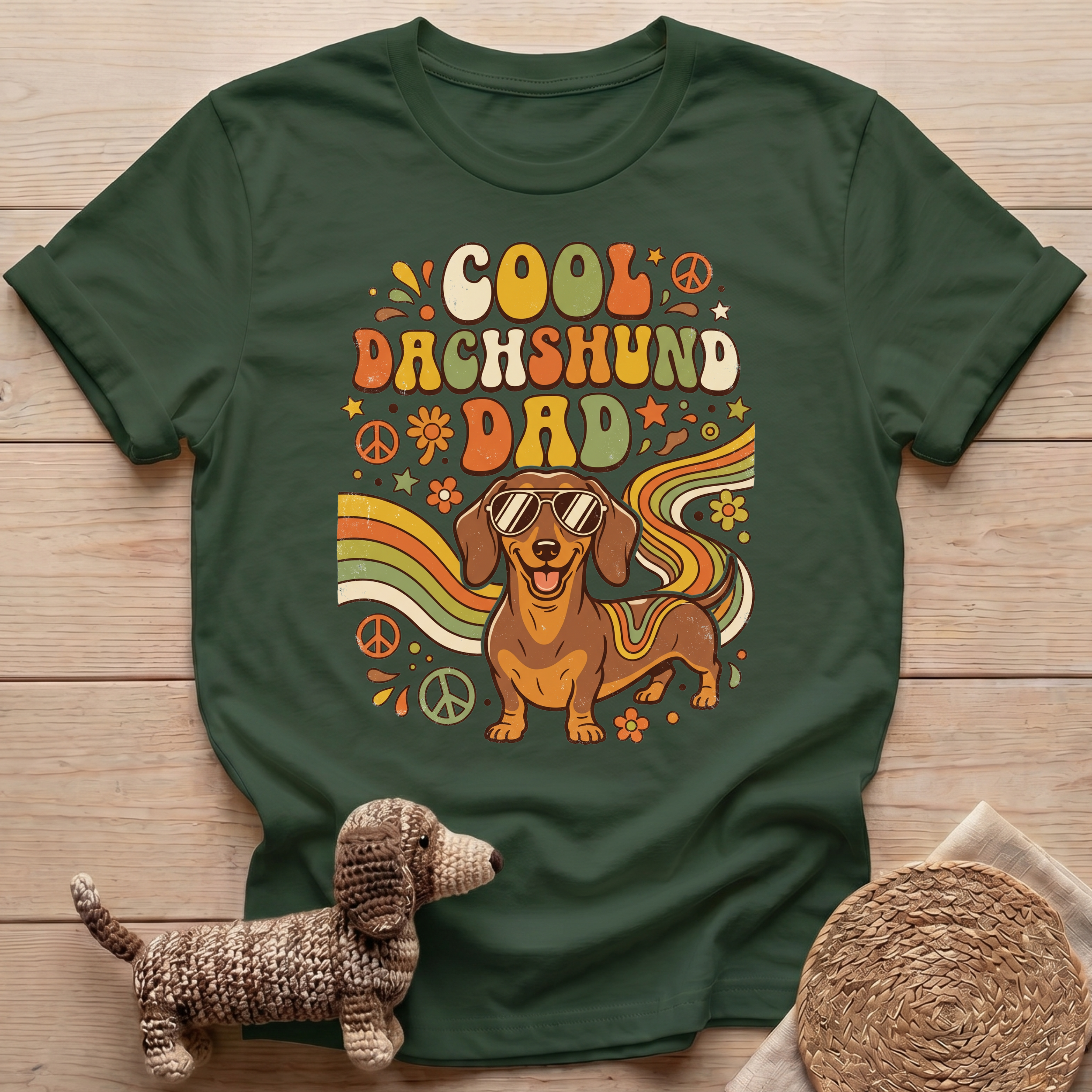 Cool Dachshund Dad T-Shirt