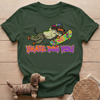 Skater Dachshund Y2K T-Shirt