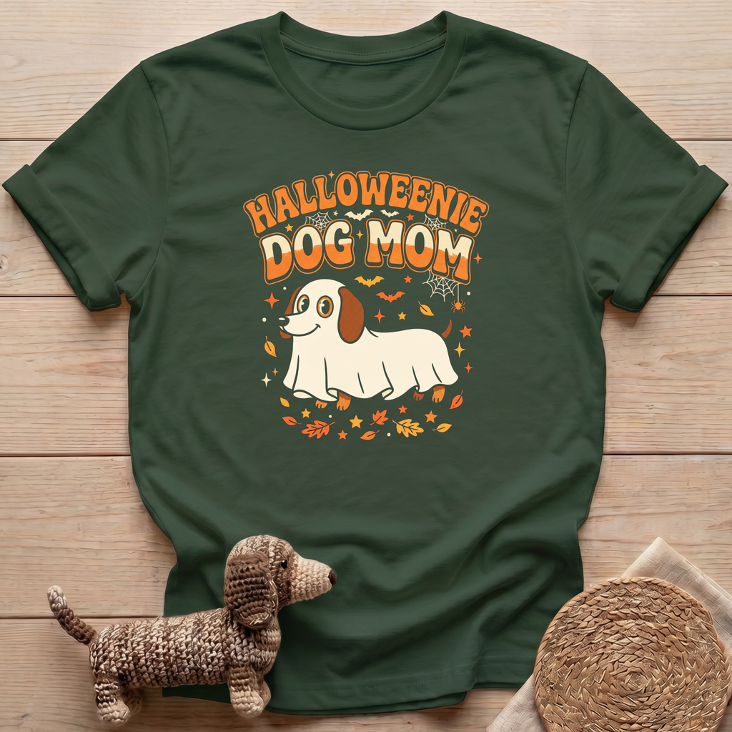 Halloweenie Dog Mom T-Shirt