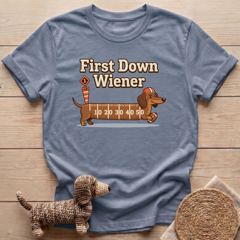 First Down Wiener T-Shirt