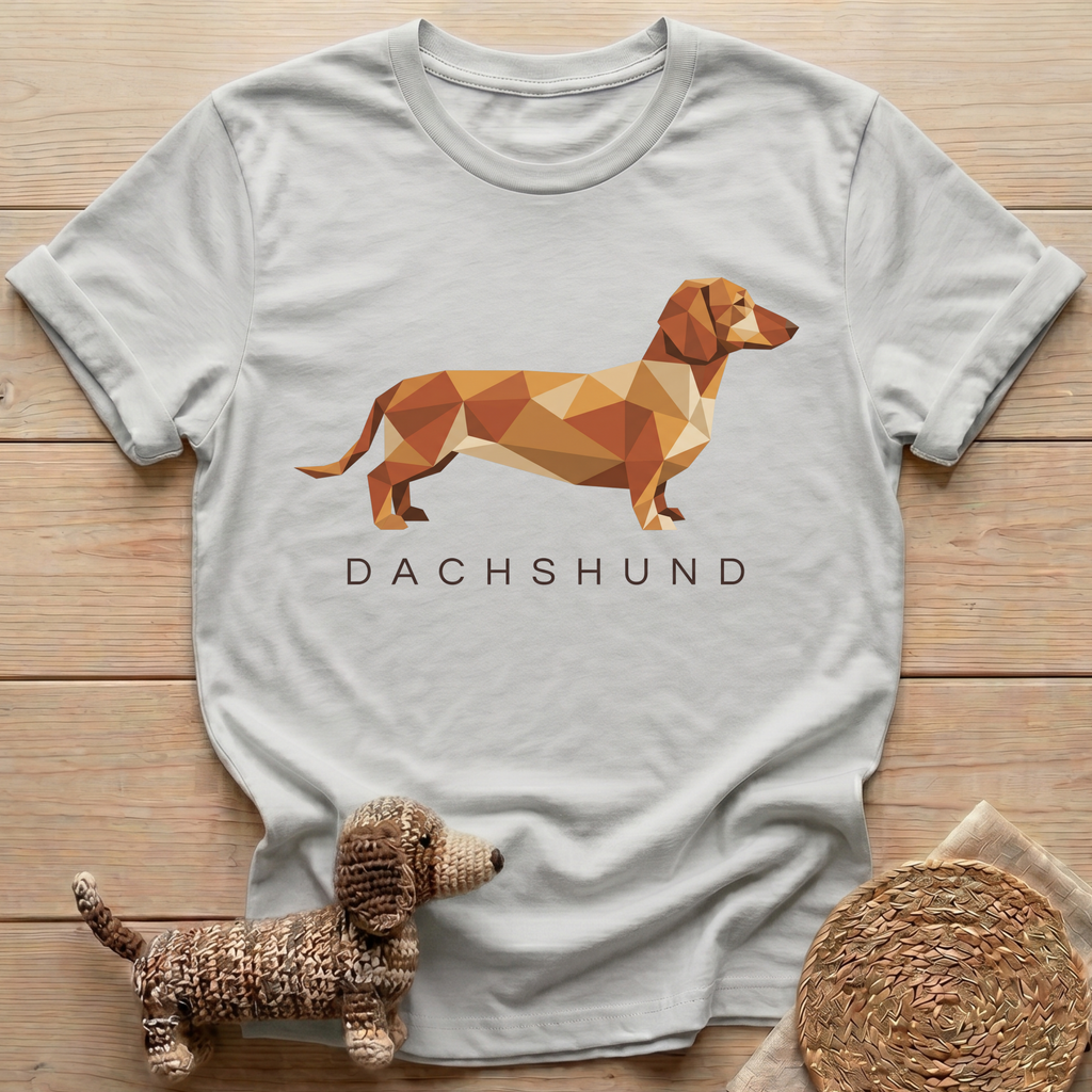 Geometric Dachshund T-Shirt