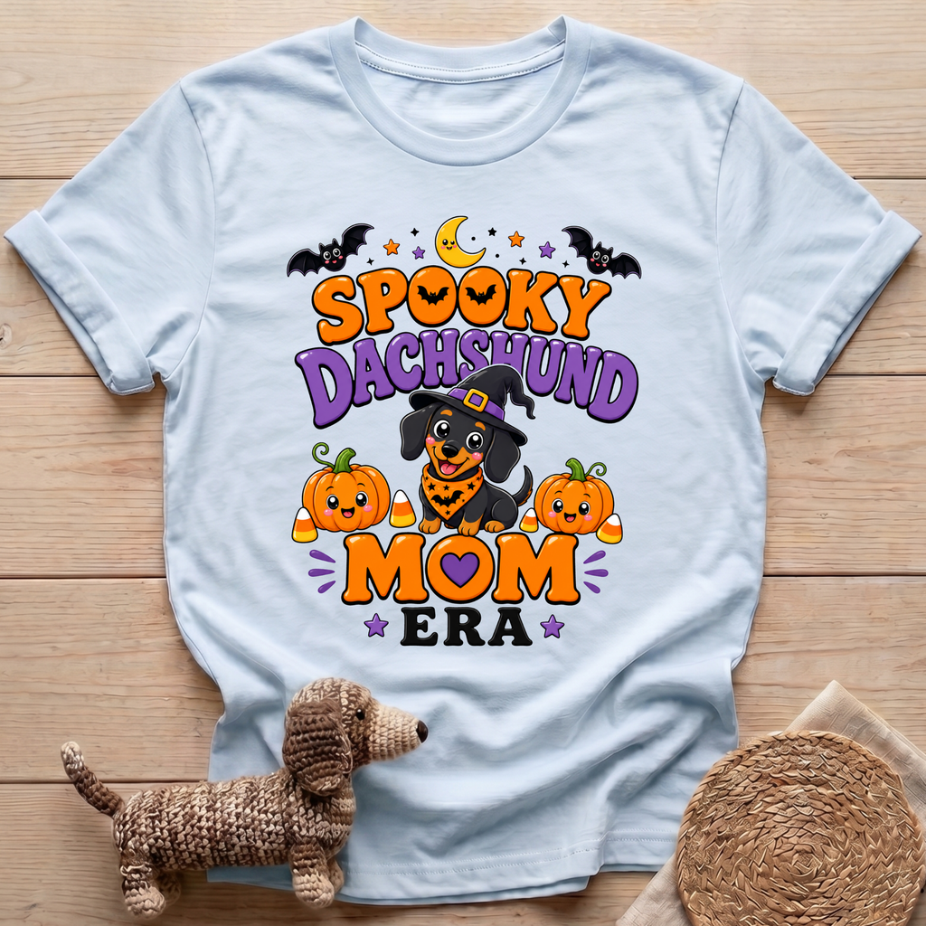 Spooky Dachshund Mom Era T-Shirt