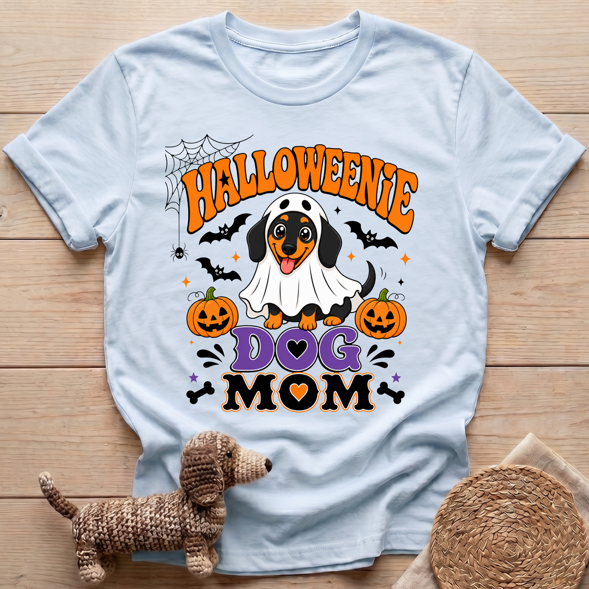 Halloweenie Dog Mom T-Shirt
