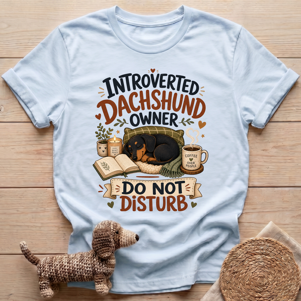 Introverted Dachshund Owner T-Shirt