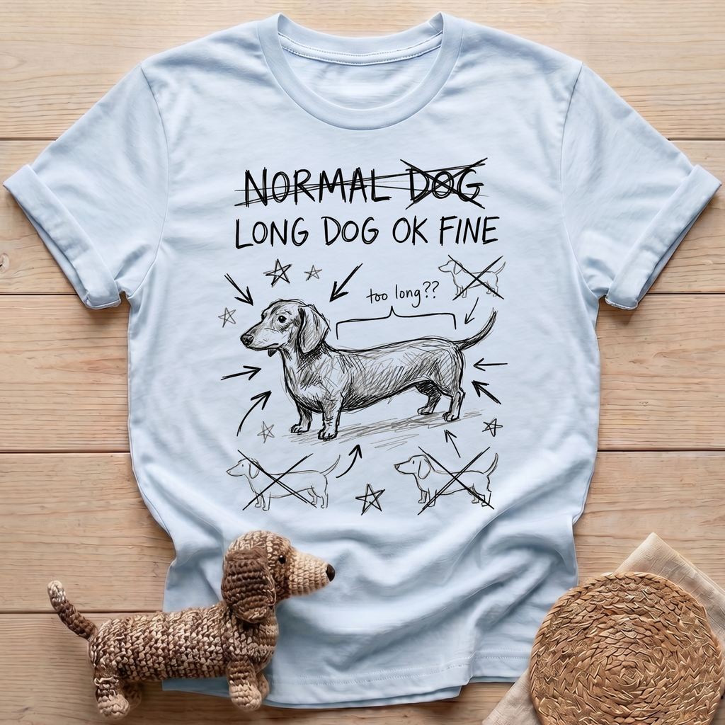 Long Dog OK Fine T-Shirt