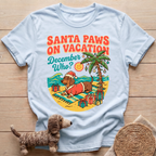 Santa Paws on Vacation T-Shirt