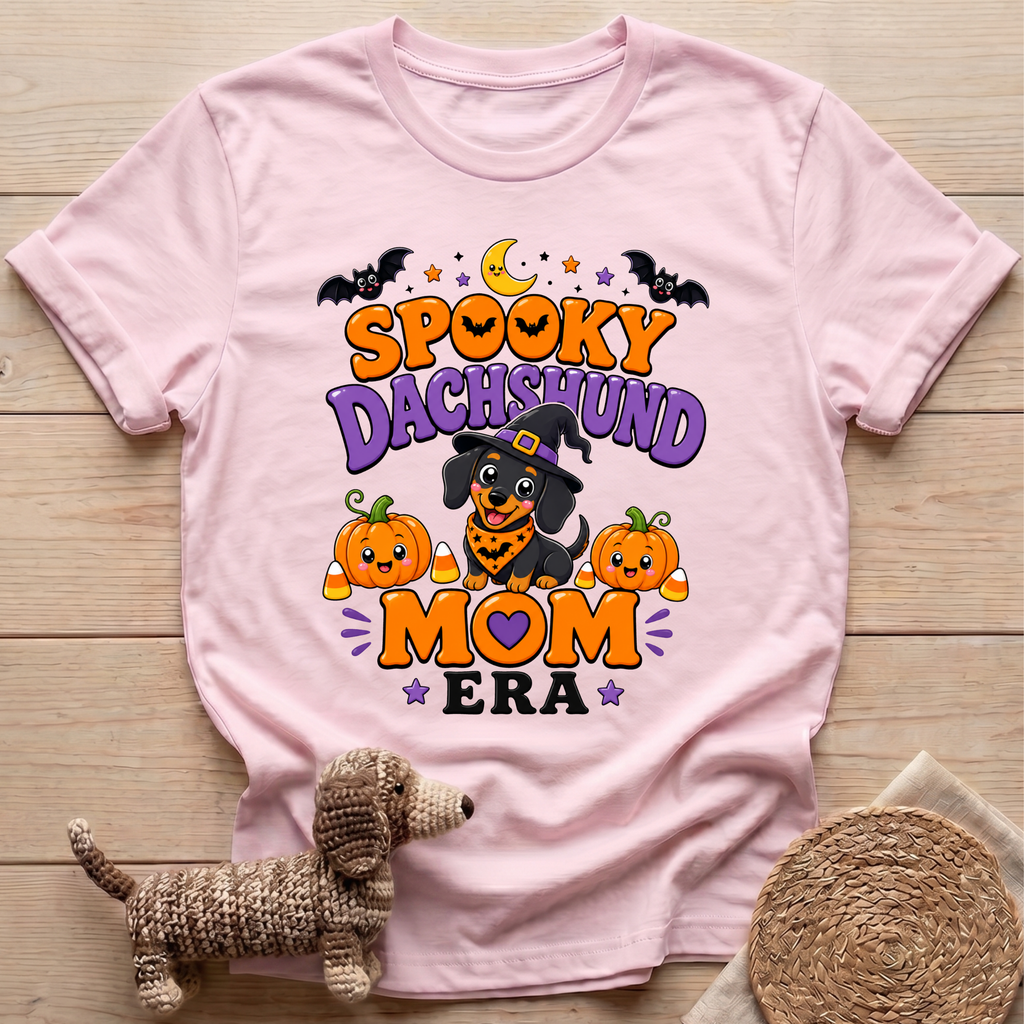 Spooky Dachshund Mom Era T-Shirt