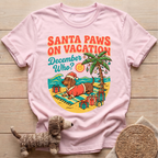 Santa Paws on Vacation T-Shirt
