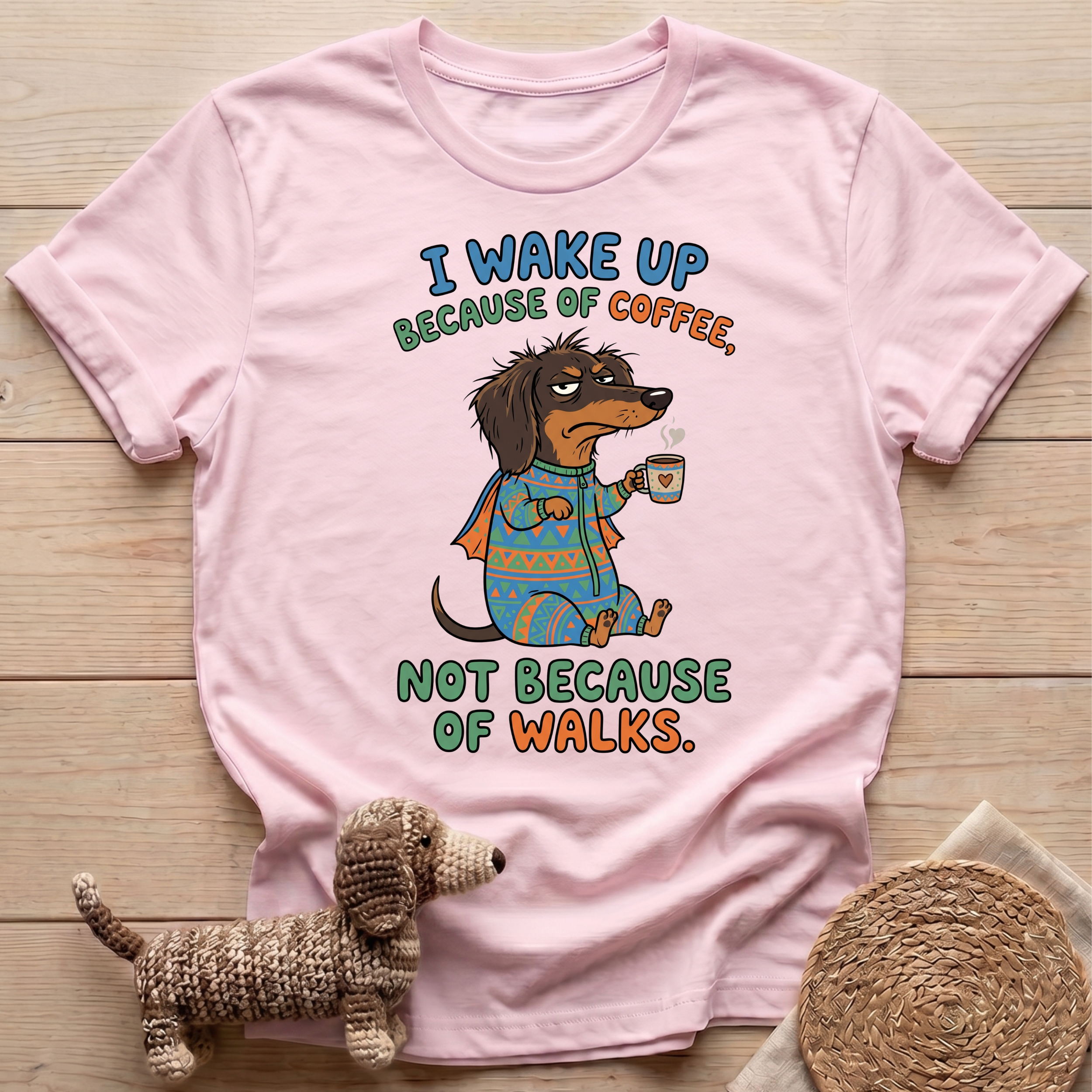 Coffee Dachshund T-Shirt