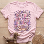 A Girl Who Loves Dachshund T-Shirt