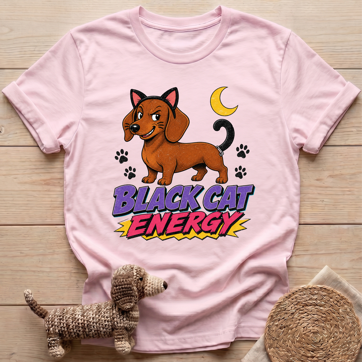 Black Cat Energy T-Shirt