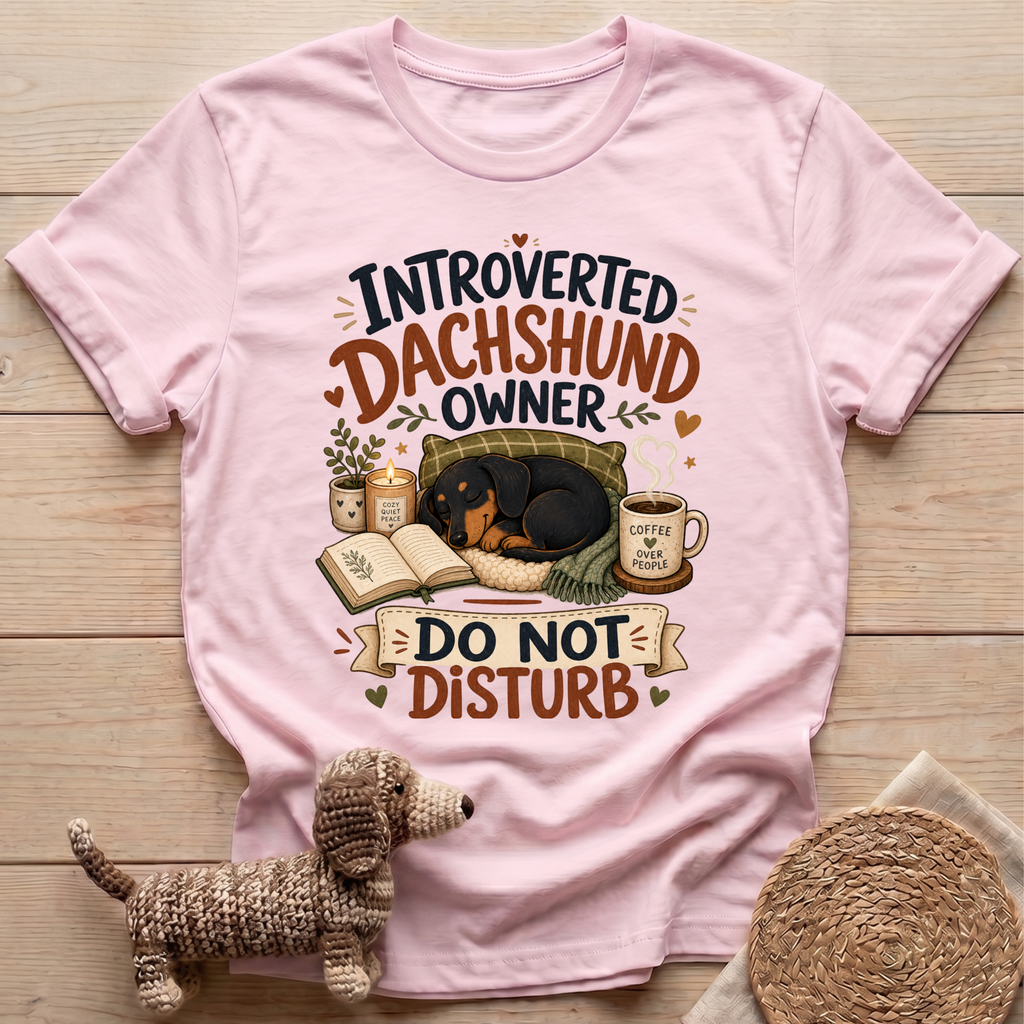 Introverted Dachshund Owner T-Shirt