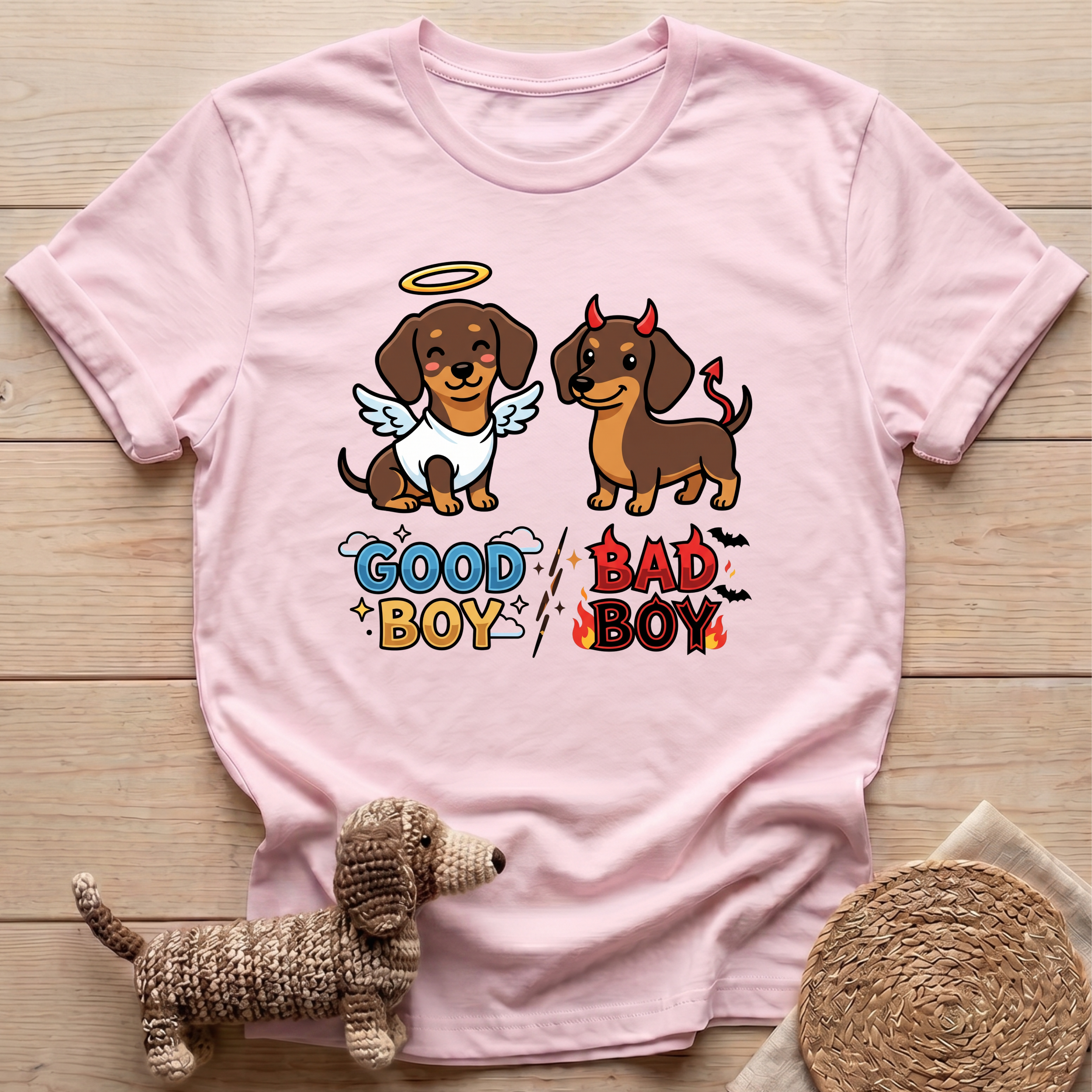 Good Boy vs Bad Boy T-Shirt