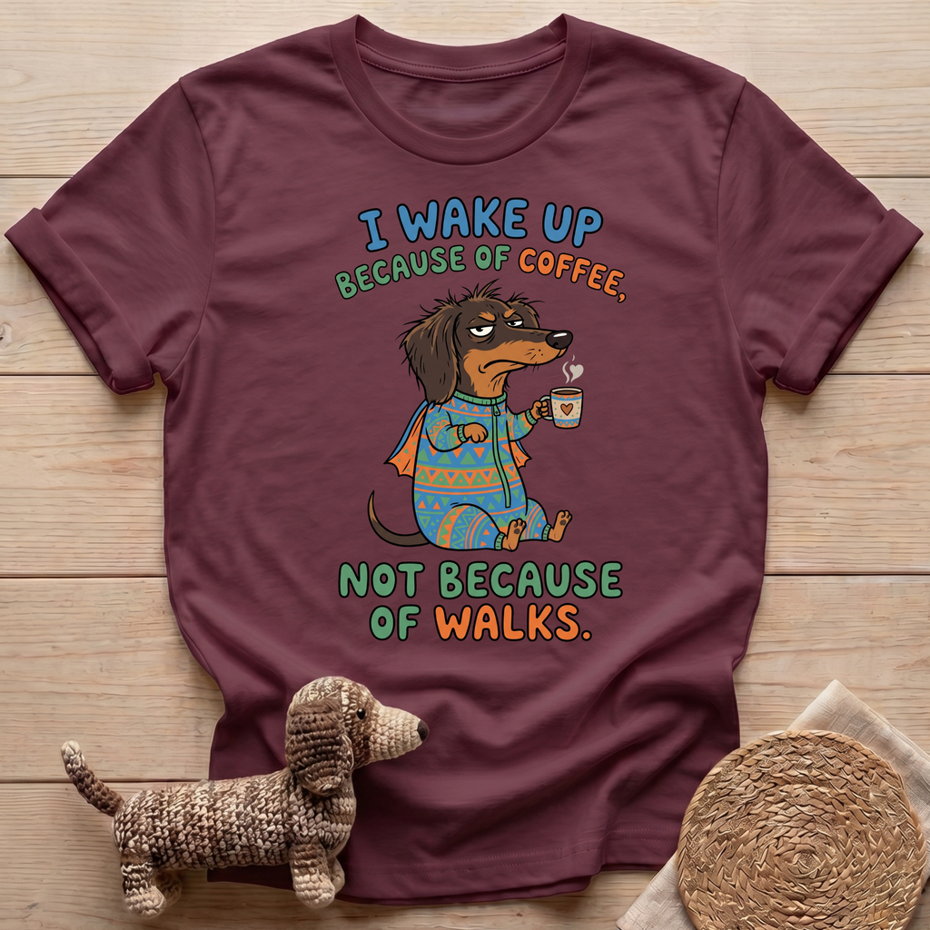 Coffee Dachshund T-Shirt