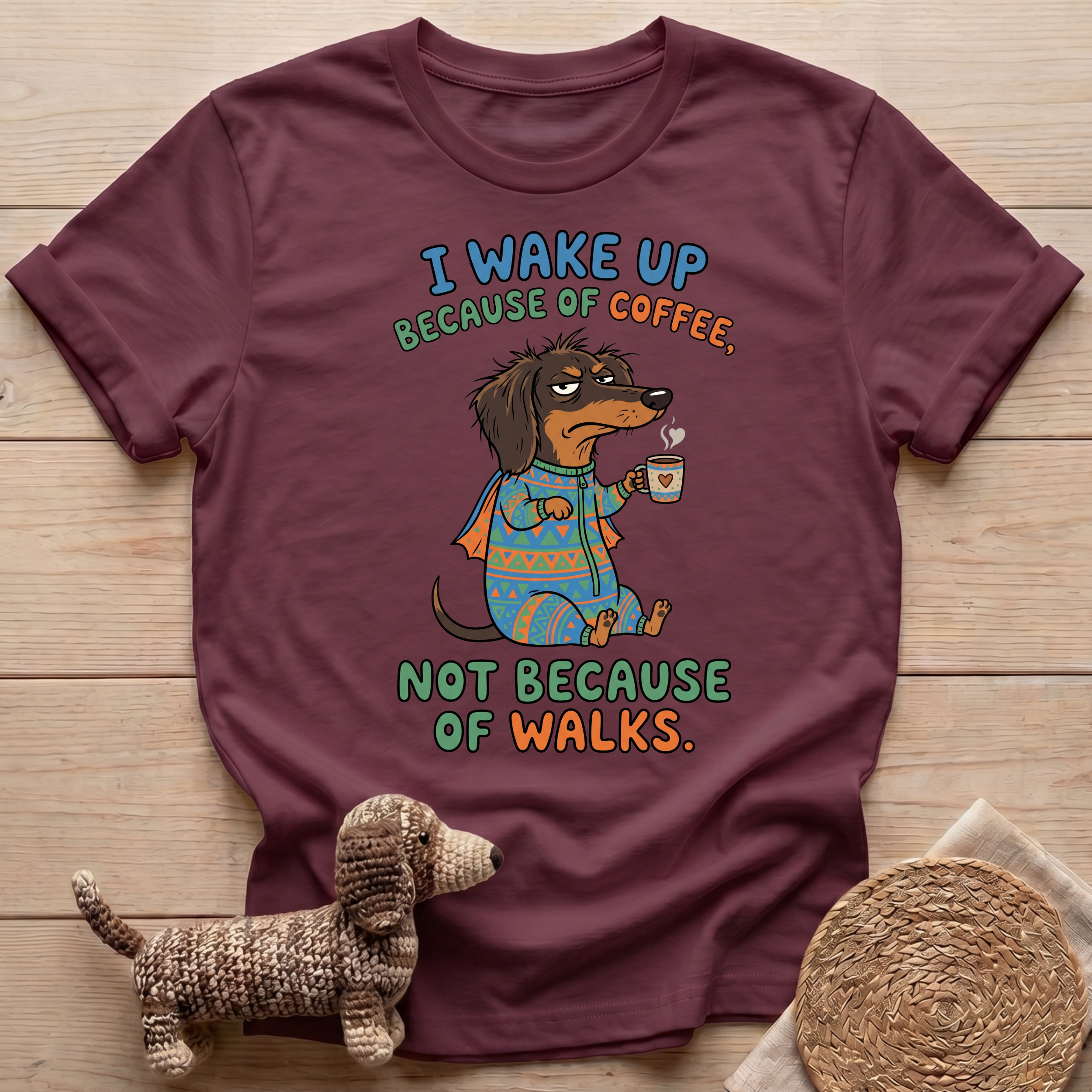 Coffee Dachshund T-Shirt
