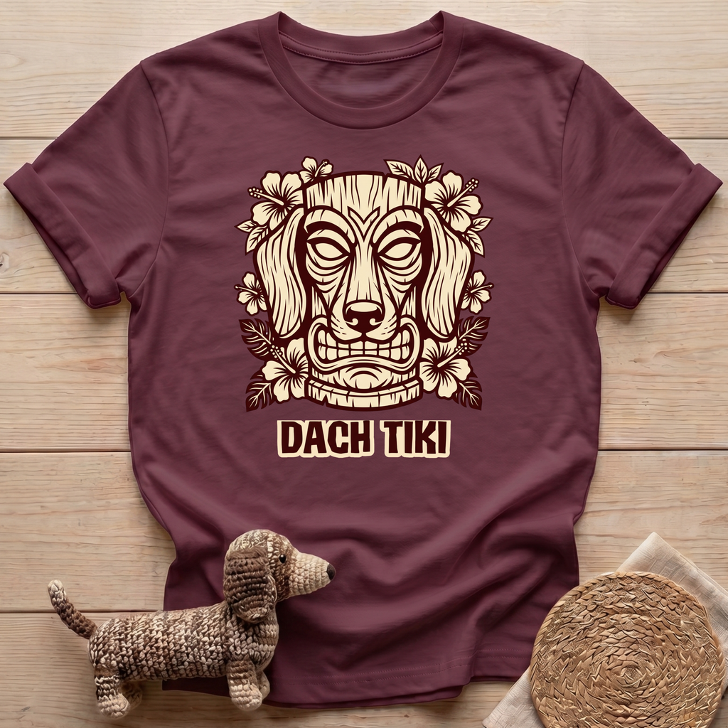 Dach Tiki Totem Mask T-Shirt