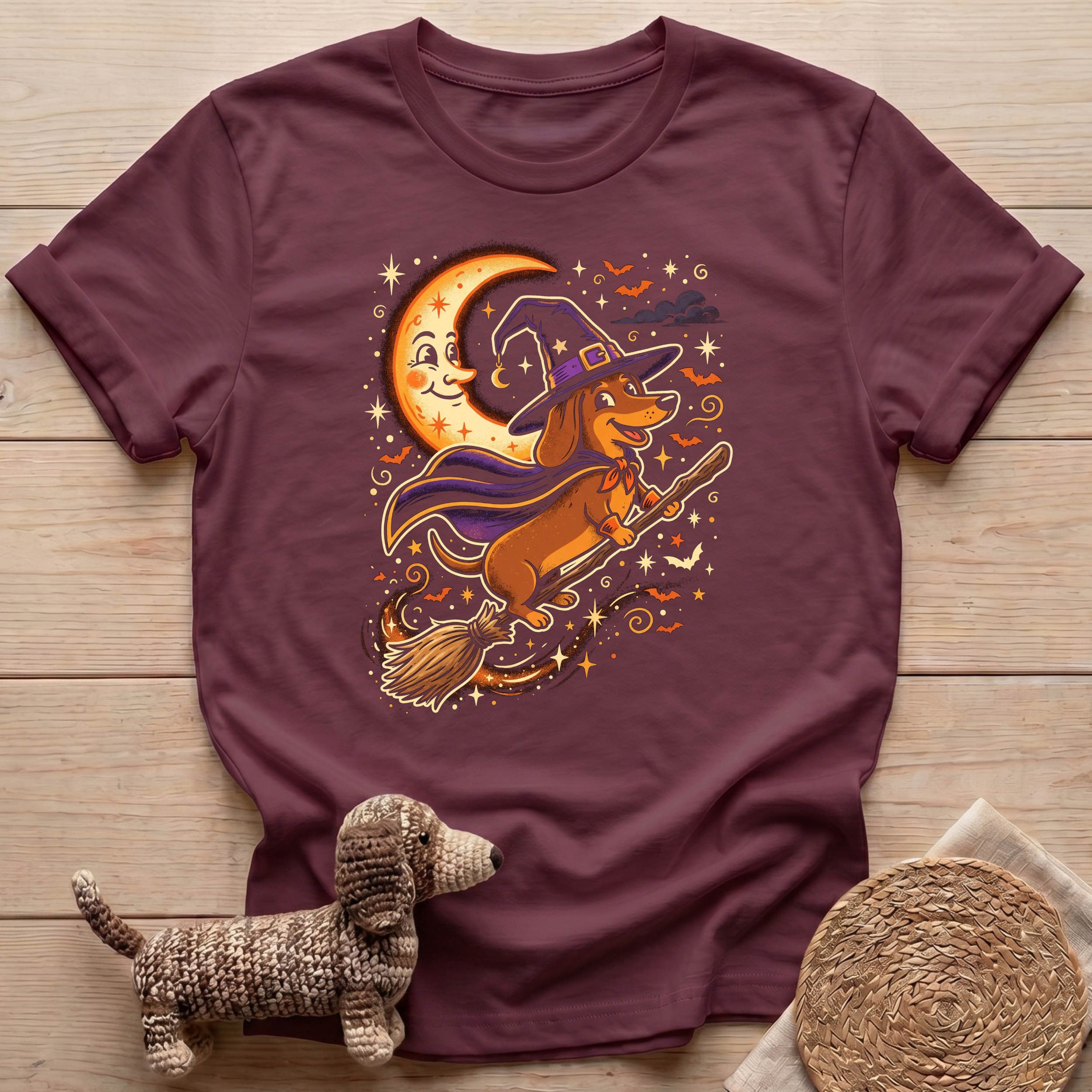 Dachshund Witch T-Shirt