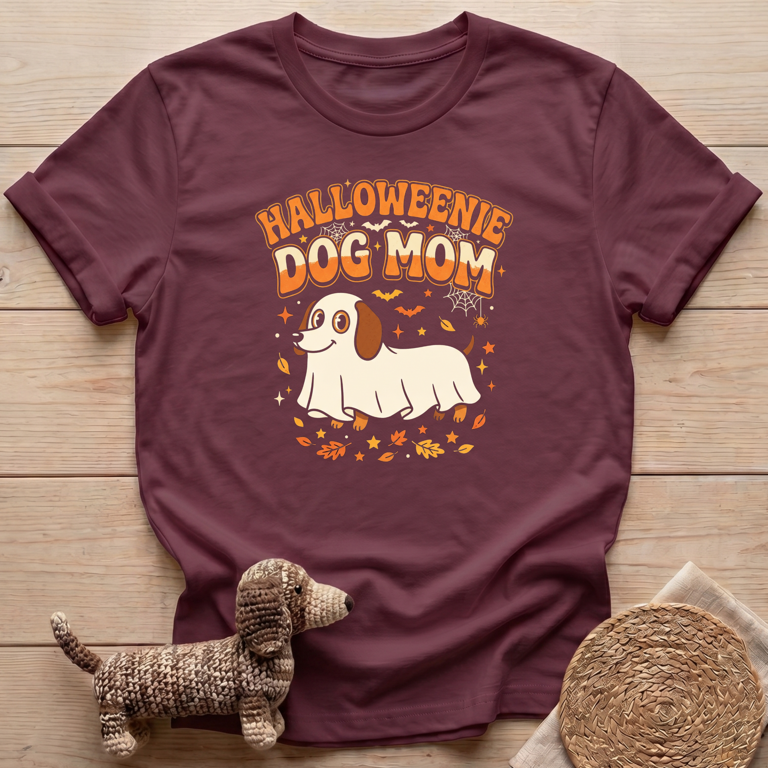 Halloweenie Dog Mom T-Shirt