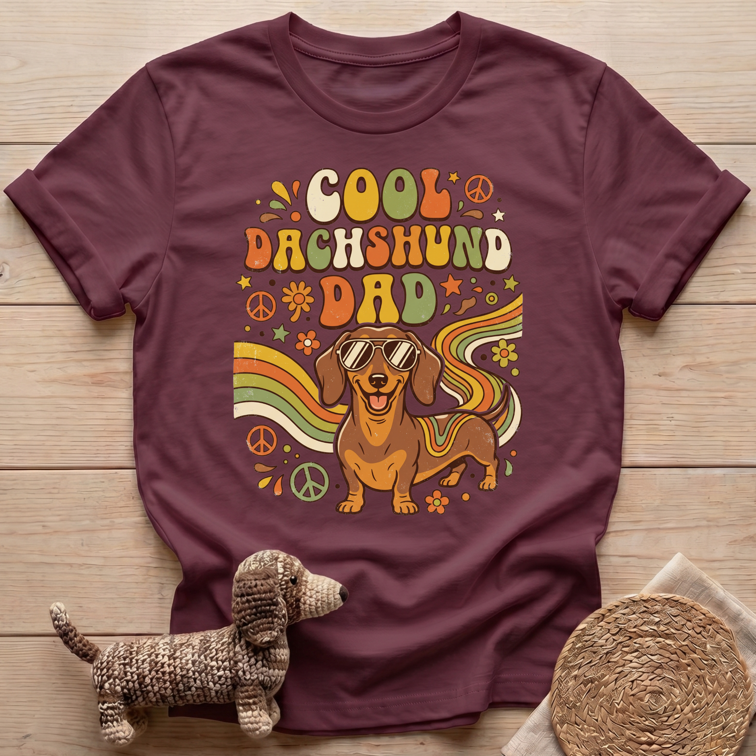 Cool Dachshund Dad T-Shirt