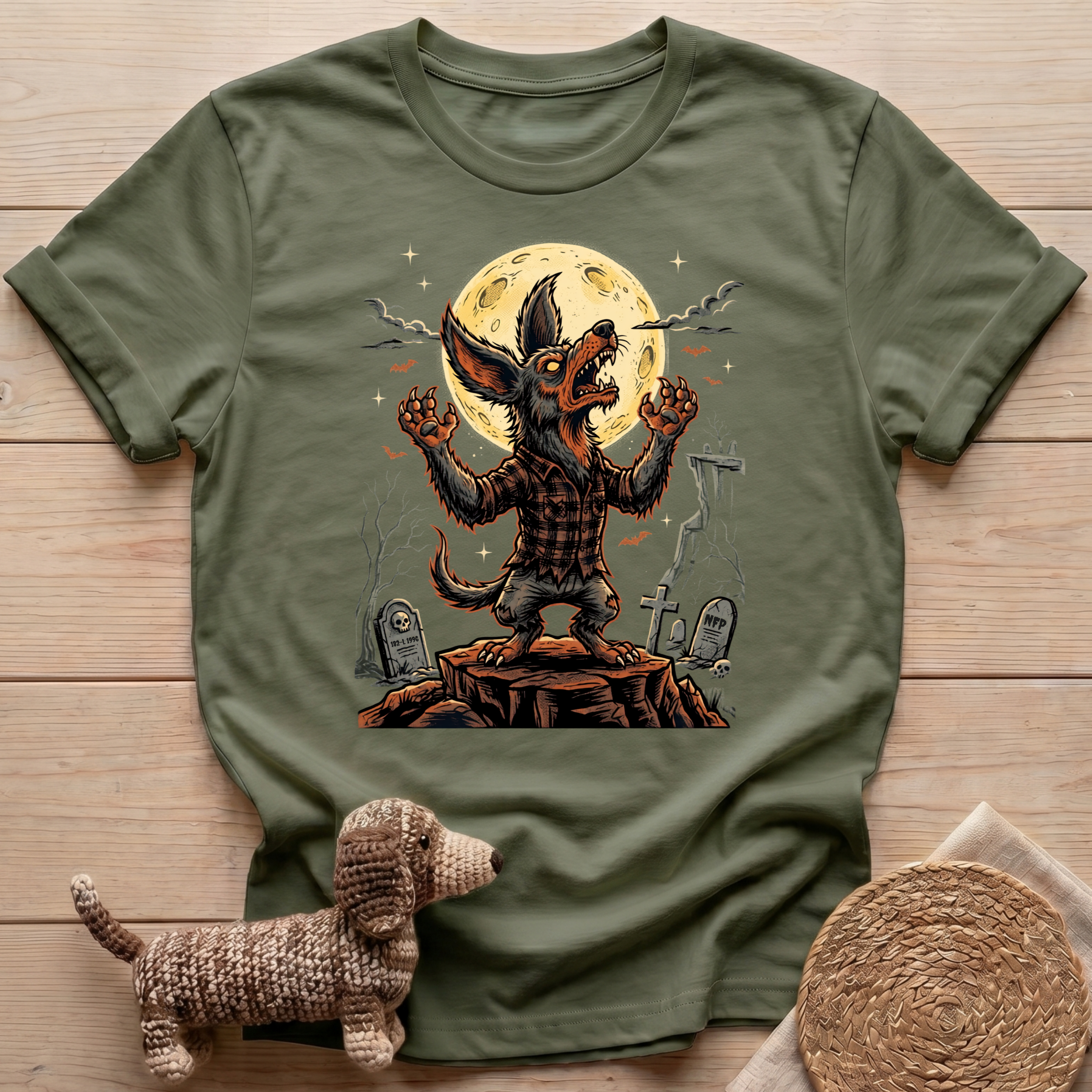 Graveyard Full Moon T-Shirt