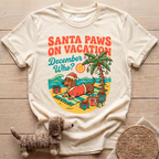 Santa Paws on Vacation T-Shirt