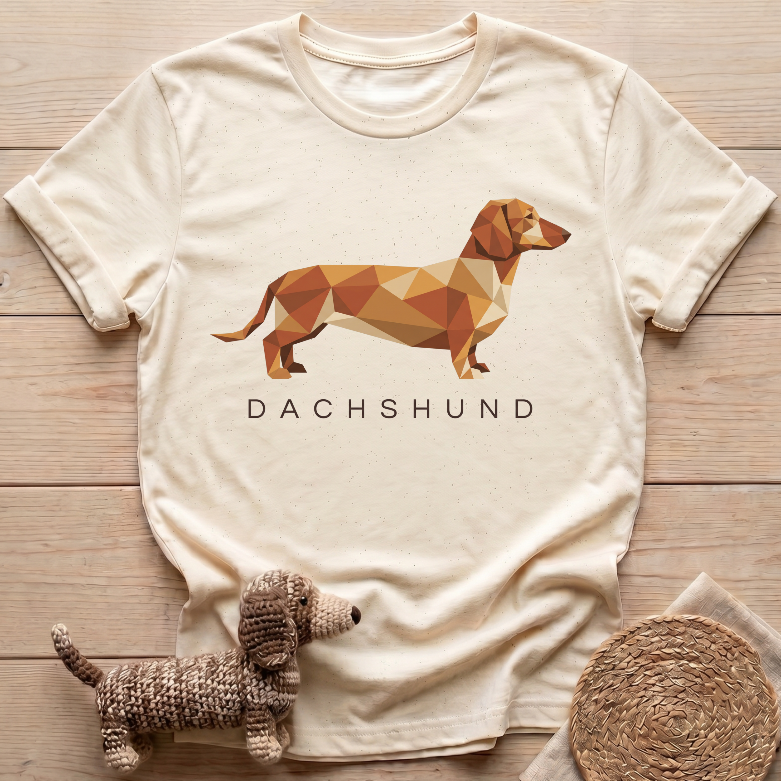 Geometric Dachshund T-Shirt