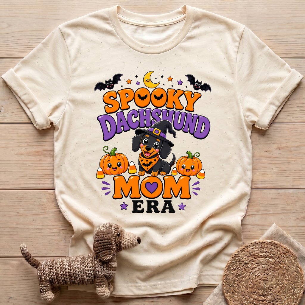 Spooky Dachshund Mom Era T-Shirt