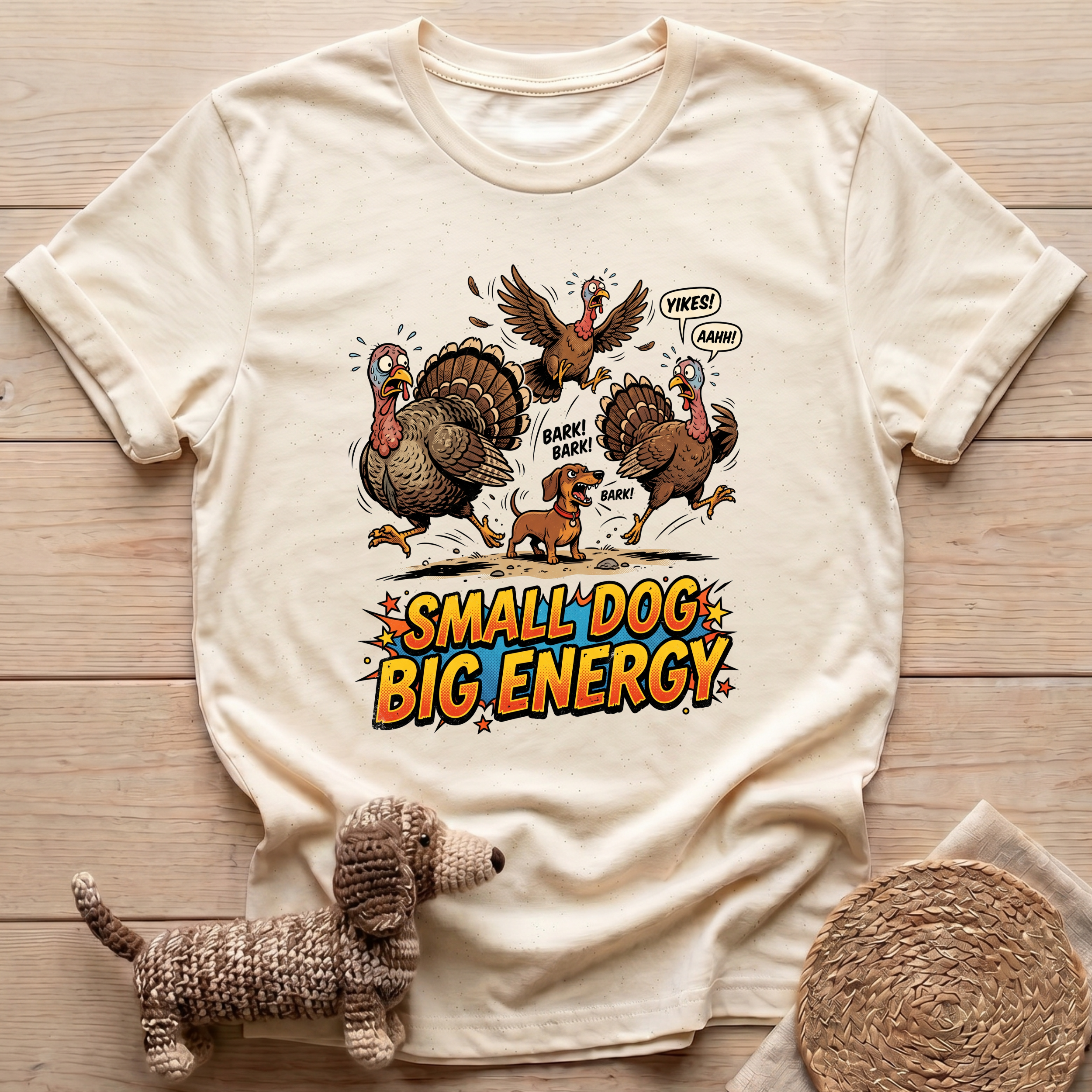 Small Dog Big Energy T-Shirt