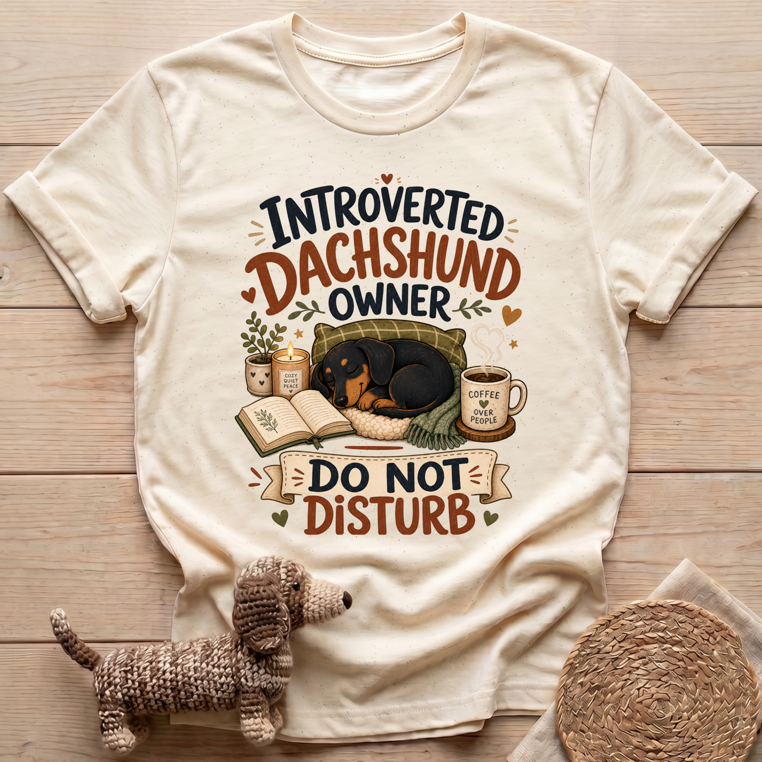 Introverted Dachshund Owner T-Shirt