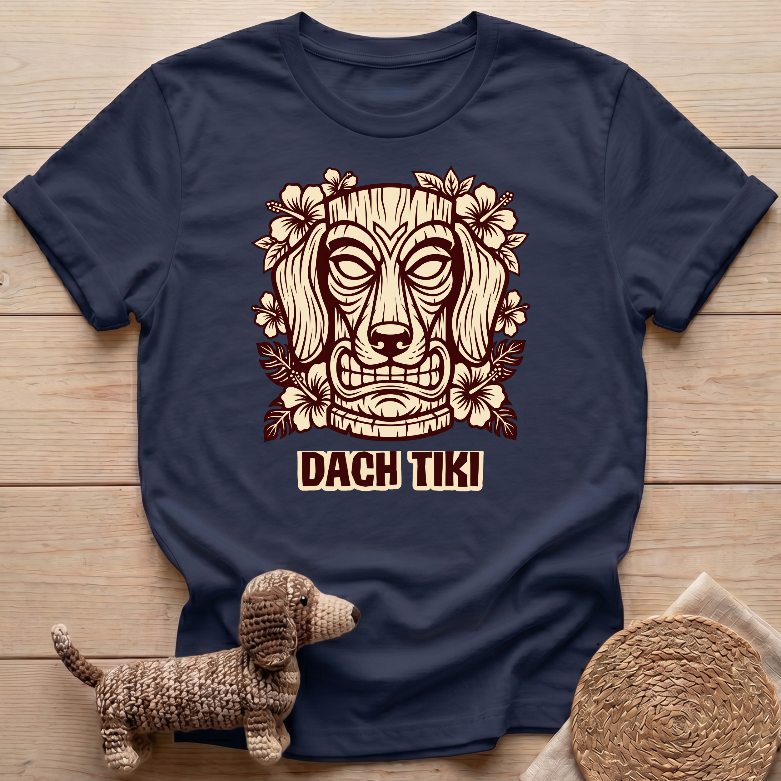 Dach Tiki Totem Mask T-Shirt