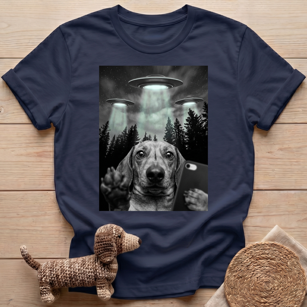 UFO Dachshund T-Shirt