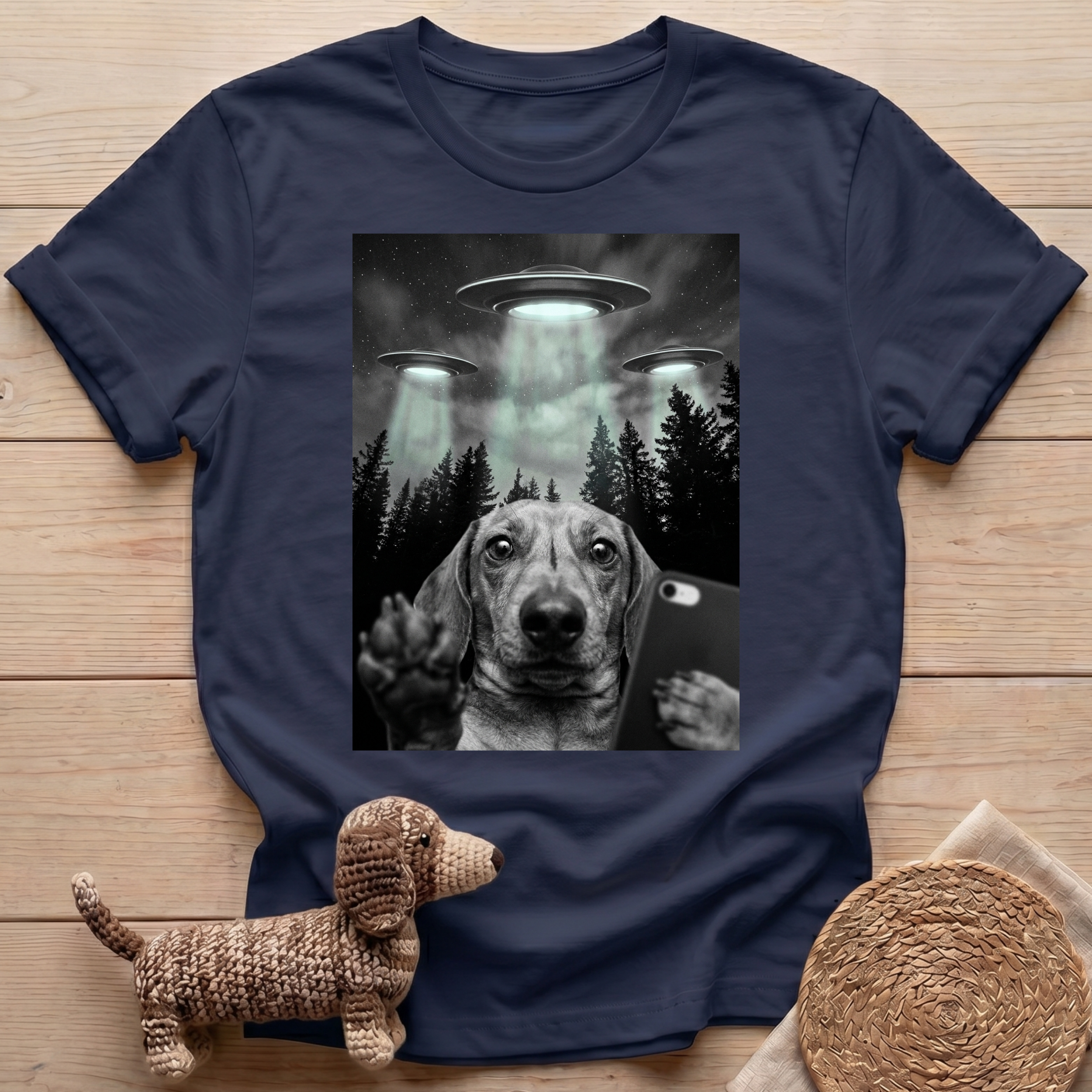 UFO Dachshund T-Shirt