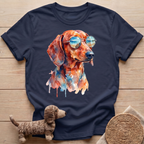Watercolor Cool Dachshund T-Shirt