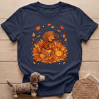 Dachshund Fall Pumpkin T-Shirt